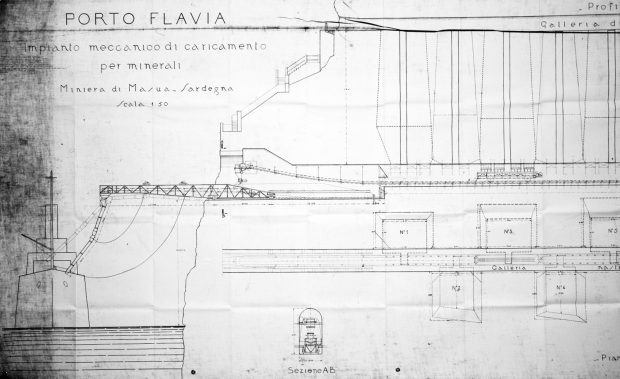 Porto Flavia - The Project - Courtesy ASM (Archivio storico Minerario, collezione digitale)