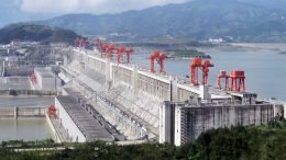 The Three Gorges Dam on the Yangtze River, China -wikimedia commons