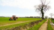 Spreading nitrogen fertiliser on winter wheat Creative Commons Licence [Some Rights Reserved] © Copyright Adrian S Pye and licensed for reuse under this Creative Commons Licence.