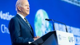 US President Joe Biden at COP26: «The science is clear: We have only a brief window to raise our ambition and rise to meet the threat of climate change. We can do it if the world comes together with determination and ambition». Photo credit: The White House