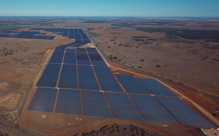 The Coleambally Solar Farm is a 150MW renewable electricity project owned and operated by Neoen in NSW, Australia. Photo credit: Neoen