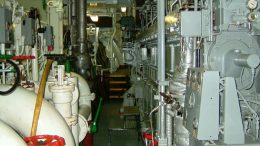 Main engine deck (cargo vessel). This file is licensed under the Creative Commons Attribution 2.5 Generic license.