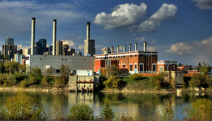 Rossdale Power Plant. Photo credit: WinterE229 WinterforceMedia