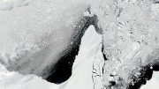 Ronne-Filchner Ice Shelf, West Antarctica, 13 January 2010. Photo credit: NASA.