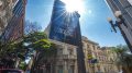 Temperature on a city screen in Porto Alegre, Brazil. Photo credit: Alex Rocha/PMPA (Wikimedia)