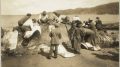 Makah Indians cutting up a whale, ca. 1910, Neah bay. Photo credits: Museum of History & Industry, Seattle (Wikimedia)